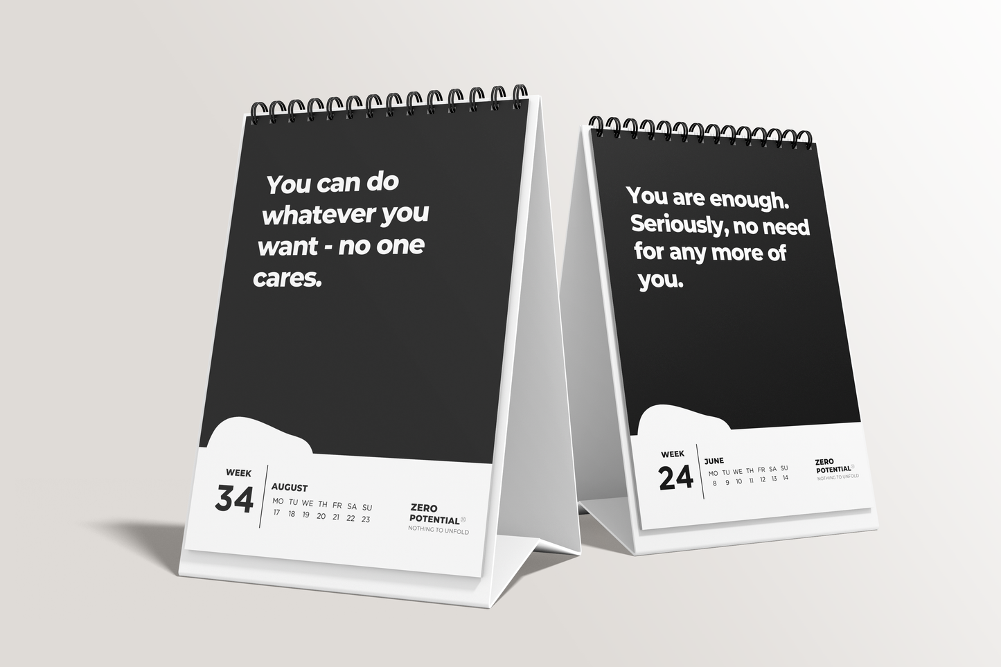 Demotivating Desk Calendar 2026 - Weekly Unmotivating Quotes
