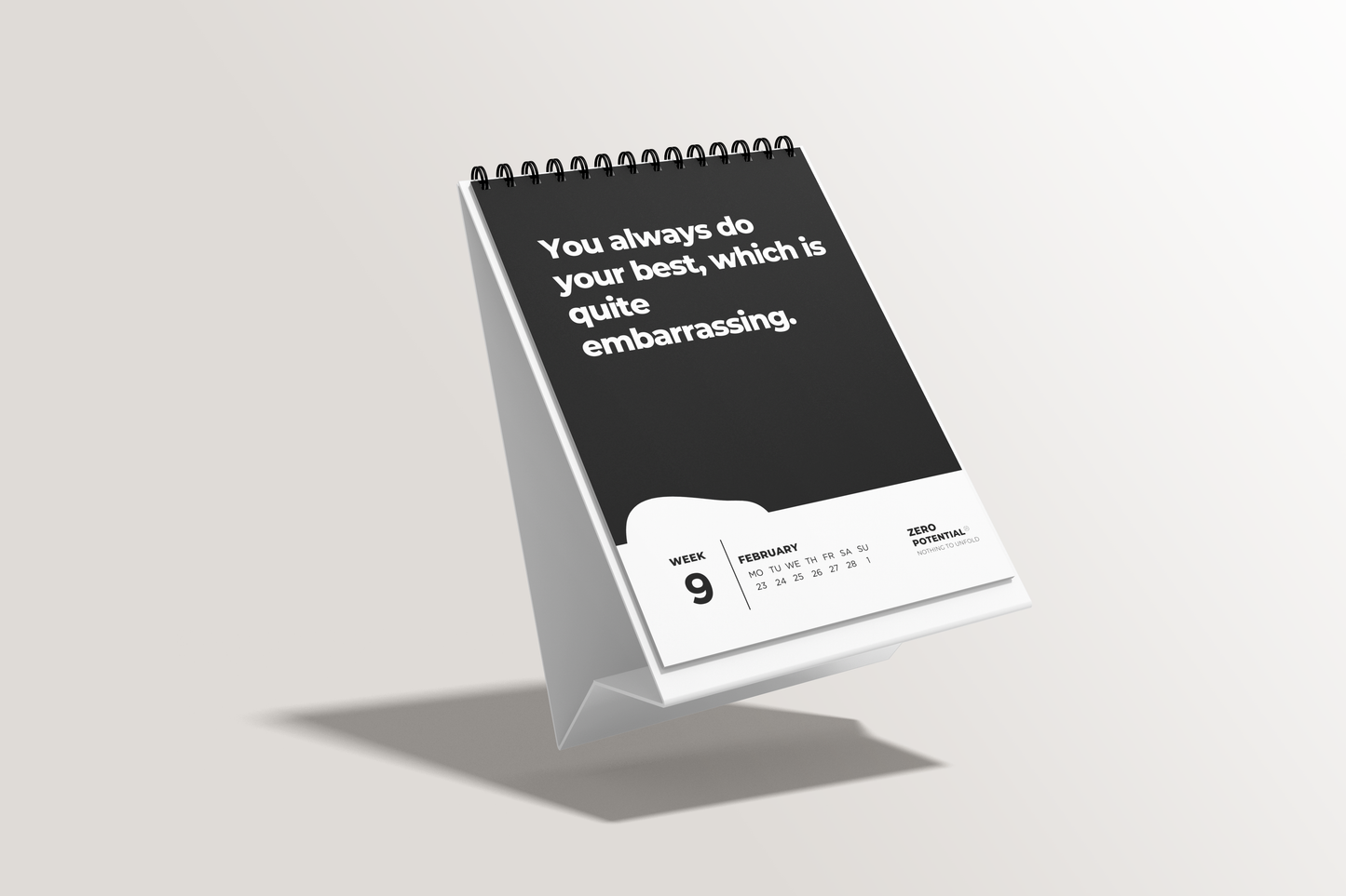 Demotivating Desk Calendar 2026 - Weekly Unmotivating Quotes