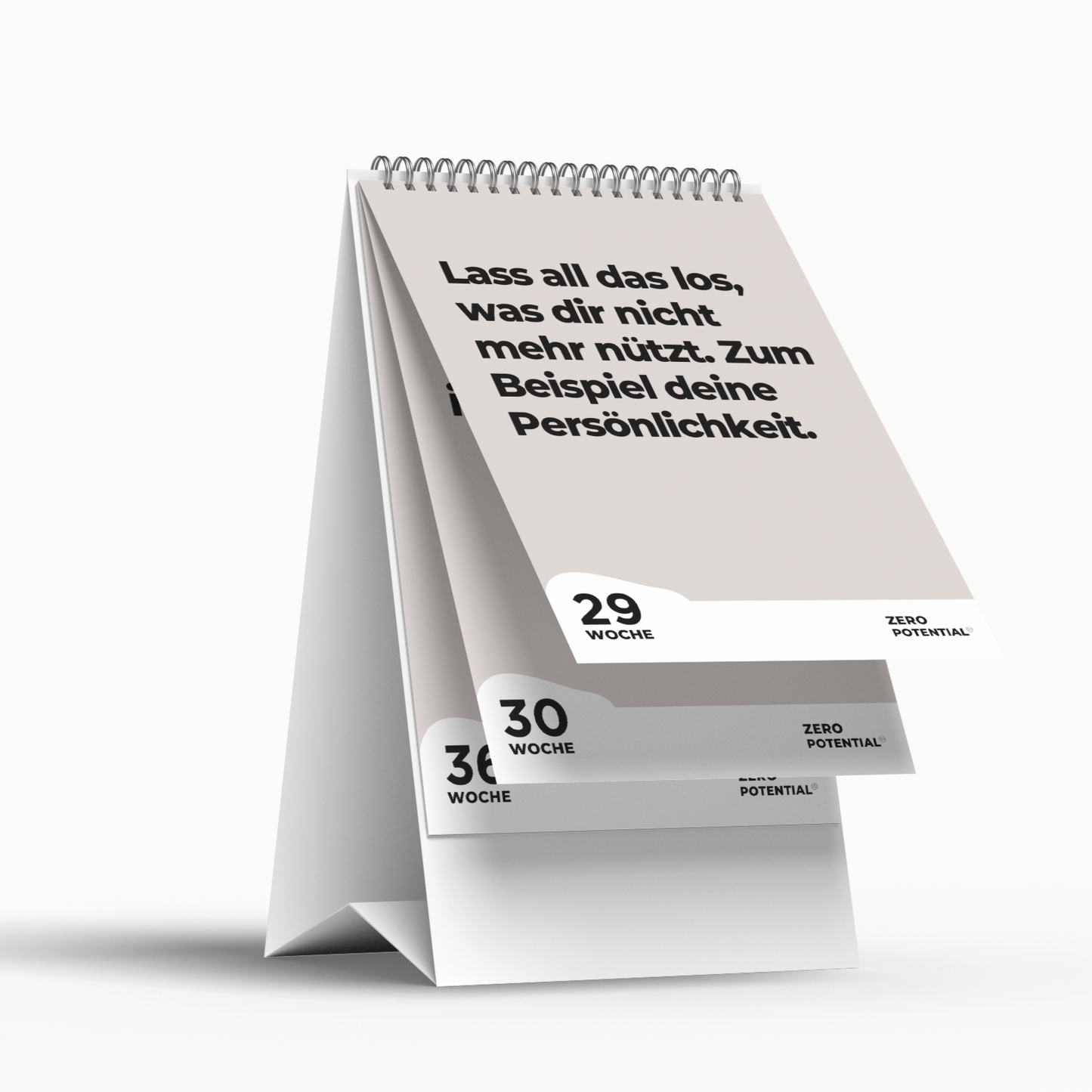 EXTREM Demotivierender Tischkalender UNDATIERT mit 52 unmotivierenden Sprüchen | Wochenkalender